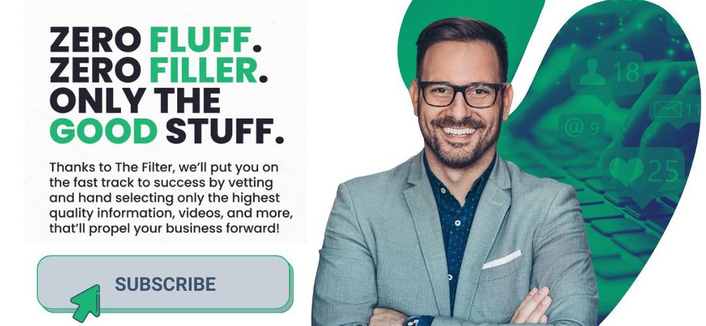 The FREE weekly newsletter for business owners and leaders, The Filter by iProv