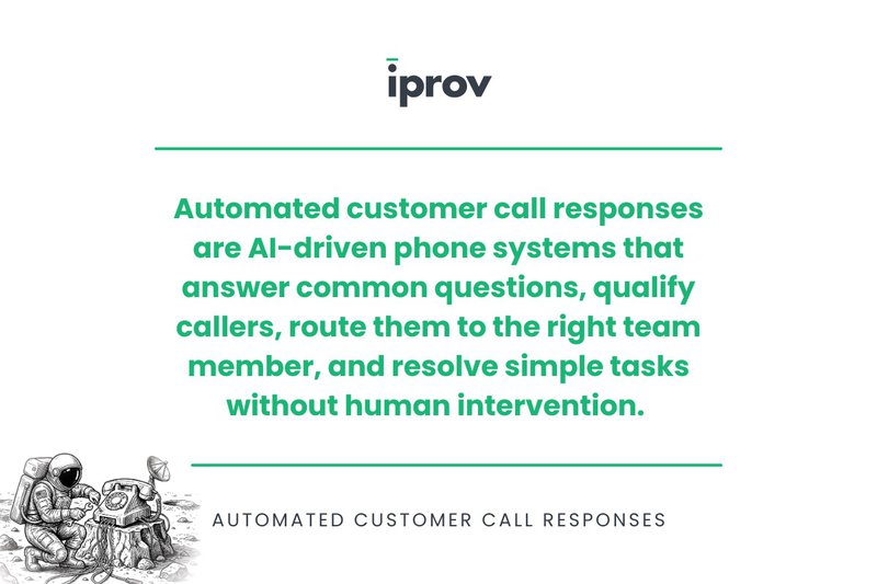 automated customer call responses