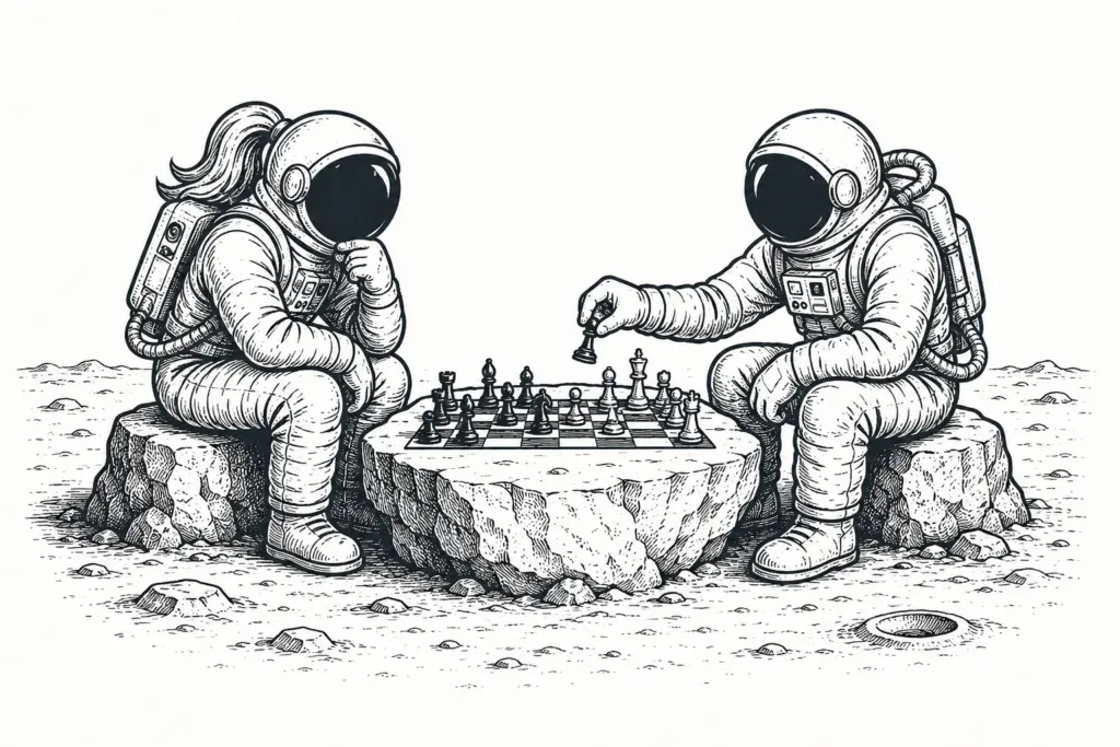 Strategy vs tactics concept illustration showing the difference between strategic planning and tactical execution in business