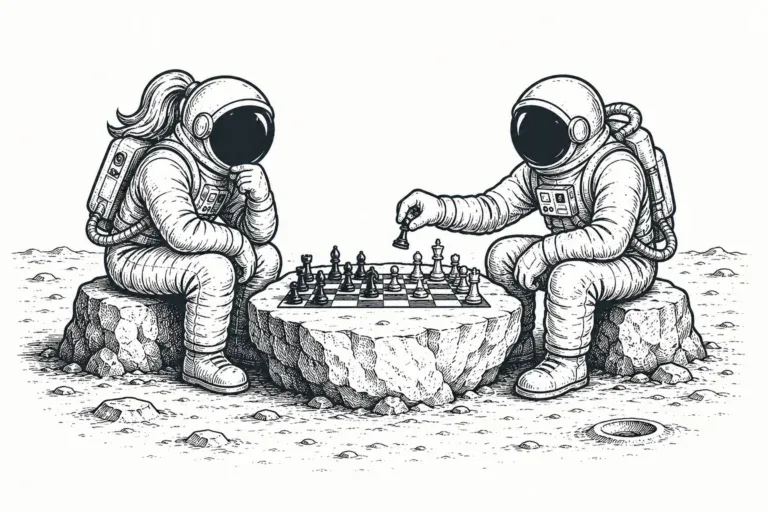 Strategy vs tactics concept illustration showing the difference between strategic planning and tactical execution in business