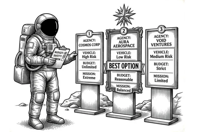 Marketing consultant analyzing budget allocation and strategy optimization for business growth