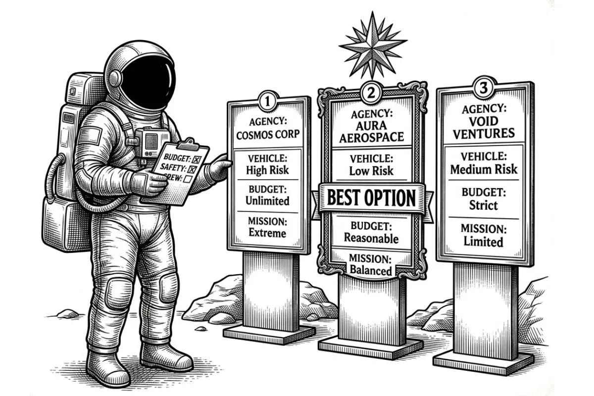 Marketing consultant analyzing budget allocation and strategy optimization for business growth